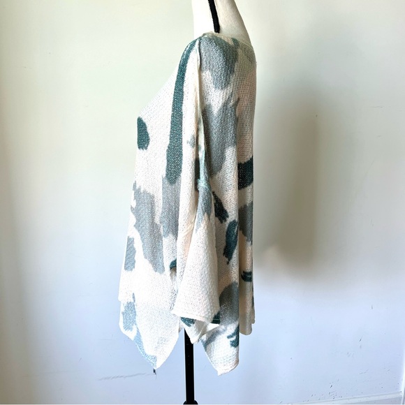 POL Boho Slouchy Camo Print Lightweight Dolman Sleeve Sweater—SZ. Medium - Picture 6 of 17